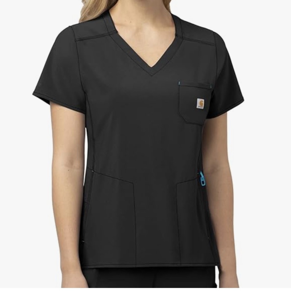Carhartt Women's Modern Fit Chest Pocket Scrub Top